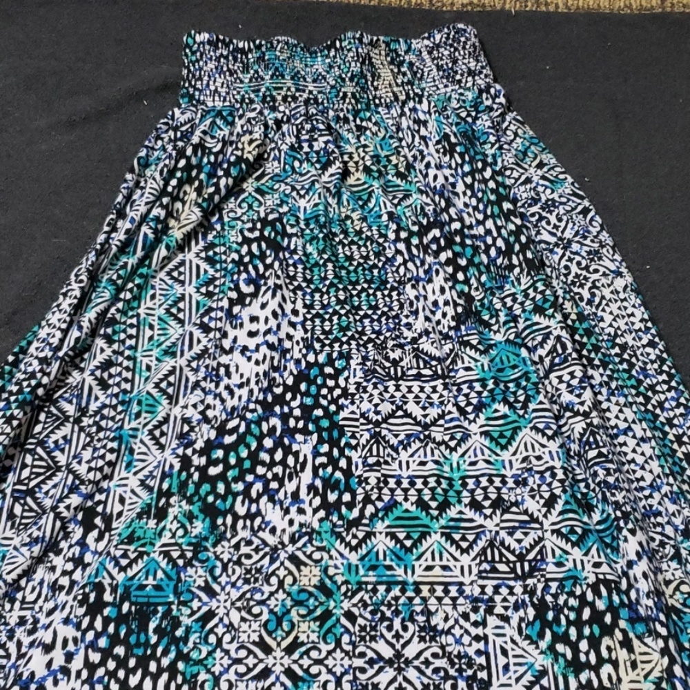 Long Printed Skirt
